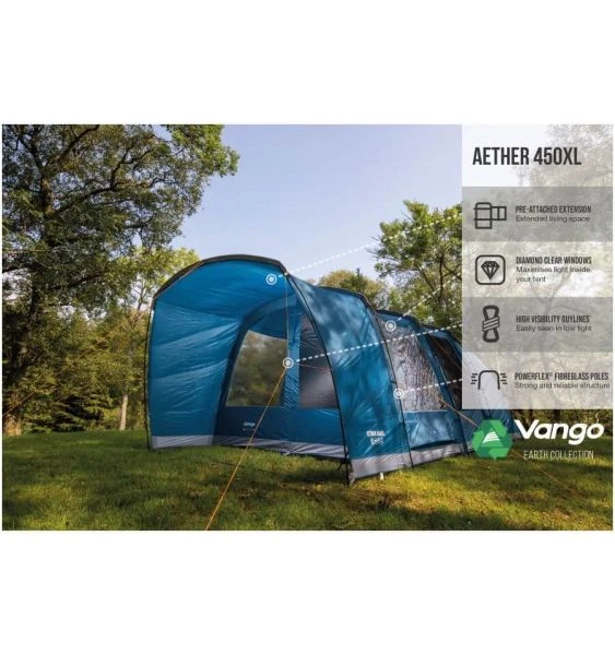 Vango Aether 450XL (Poled) Tent 2022 - Image 3