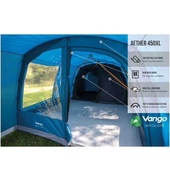 Vango Aether 450XL (Poled) Tent 2022 - Image 4