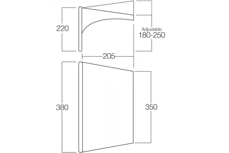 Vango AirBeam Sky Canopy 3.5m - Image 2