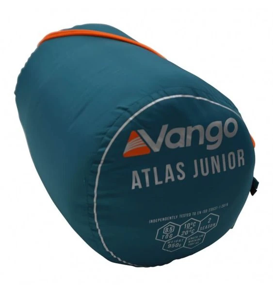 Vango Atlas Junior Sleeping Bag - Teal - Image 2