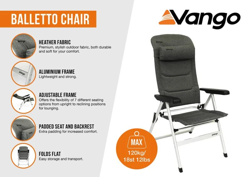 Vango Balletto Chair - Image 2