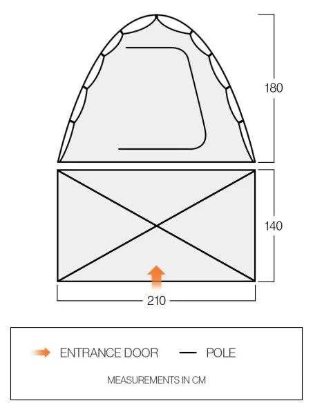 Vango Free-Standing Bedroom Inner - BR003 - Image 2
