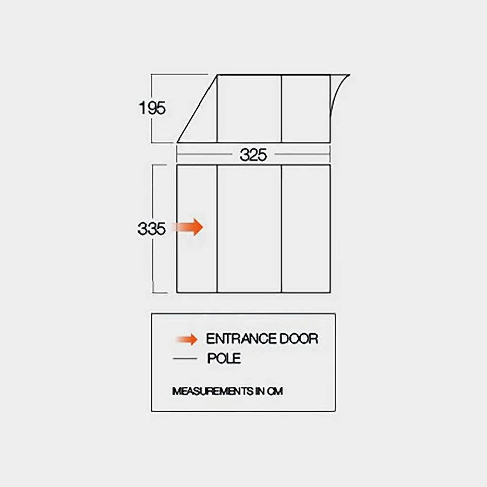 Vango Icarus 500 DLX Tent Awning - Image 2