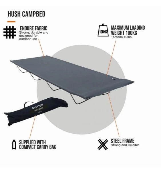 Vango Hush Camp Bed - Single - Image 3
