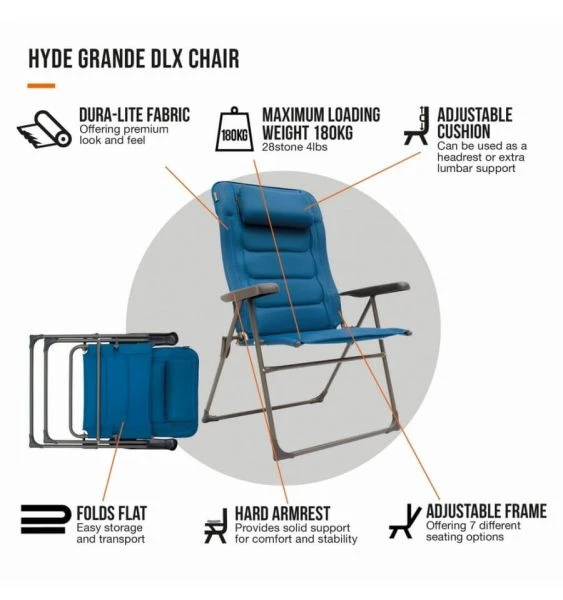 Vango Hyde Grande DLX Chair - Image 6