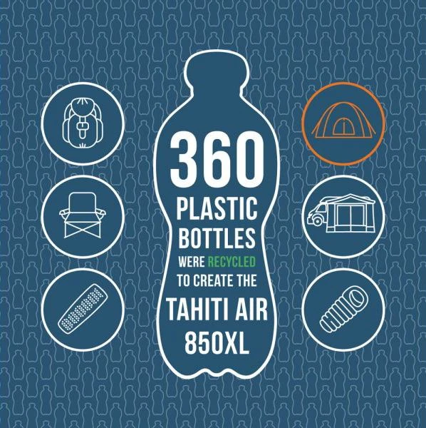 Vango Tahiti Air 850XL Airbeam Tent 2023 - Image 7