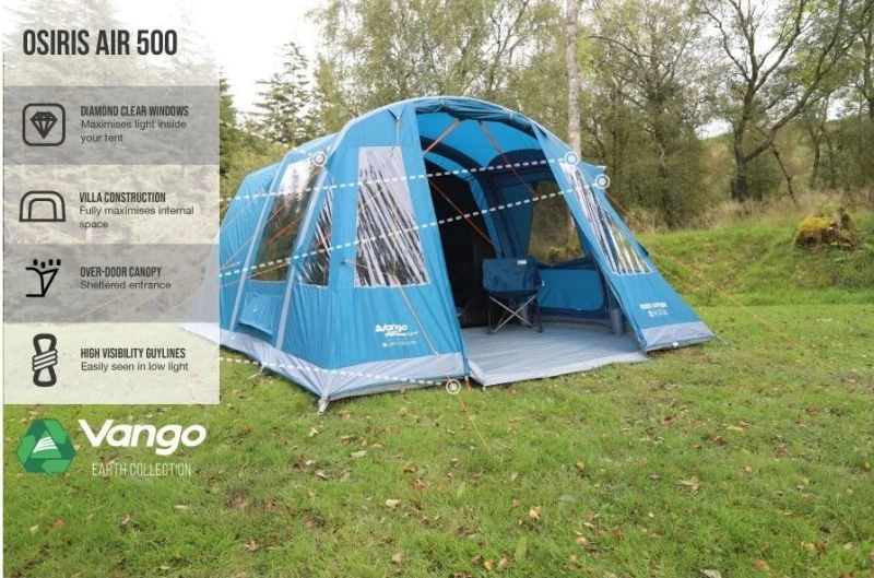 Vango Osiris Air 500 Airbeam Tent 2022 - Image 4