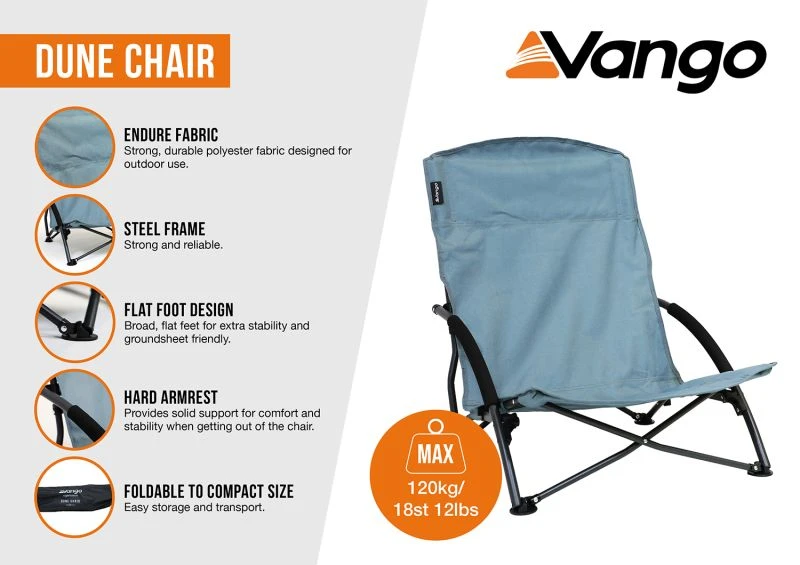 Vango Dune Chair - Mineral Green - Image 2